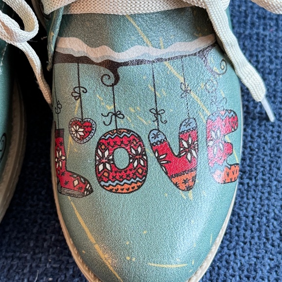 🦉 Limarki OWL LOVE Faux-Leather Ankle Boots Women's 6.5 (EU37) Cozy Artsy Vibes - Picture 6 of 8